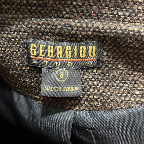 Vintage Italy part Wool Blazer - Picture 3 of 5